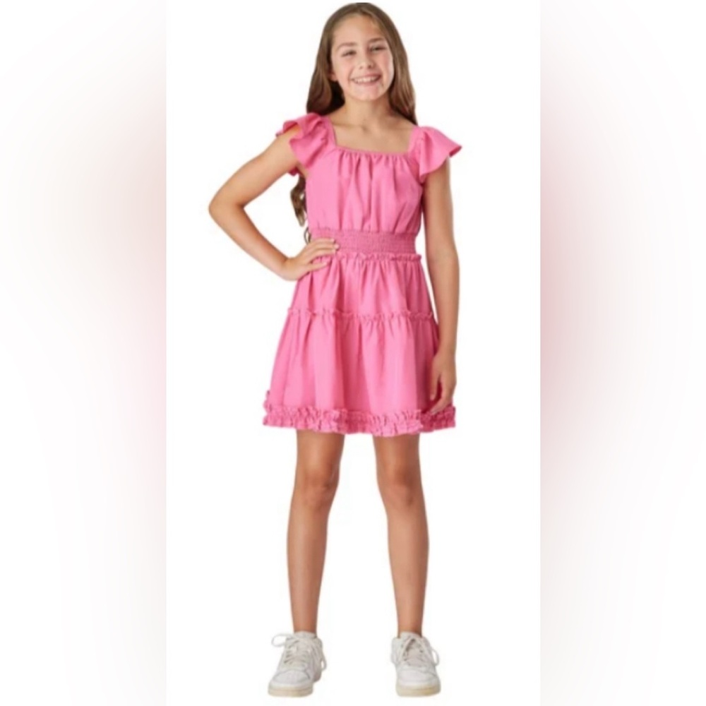 Habitual Pink Gathered Dress